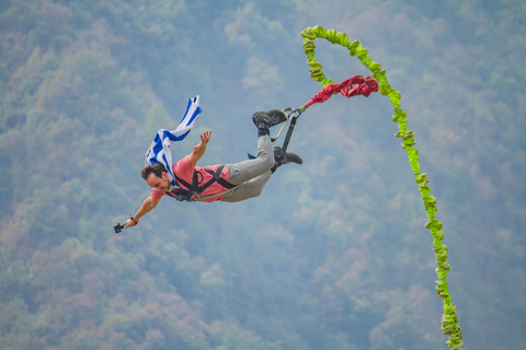 Pokhara: Bungee Jump and Skyscreamer Swing Combo