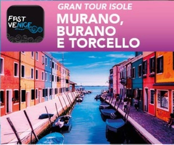 From Punta Sabbioni: Murano, Burano & Torcello Boat Ticket