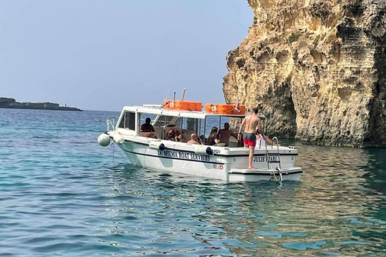 Comino: Tour privati in barca, soste per nuotare e visite alle grotte