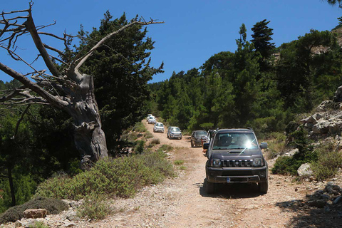 Rhodos: Selbstfahrende 4x4 Safari Tour mit Abholung im Norden