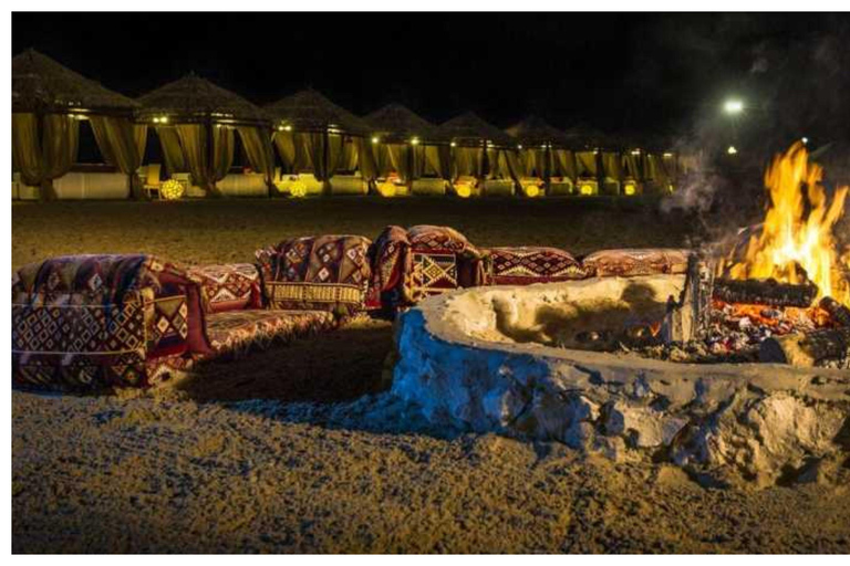 Doha : Safari de nuit dans le désert avec promenade en 4x4 et séjour en camp