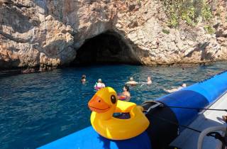 Nizza: Mala-Höhlen, Villefranche & Bootstour zum Schnorcheln