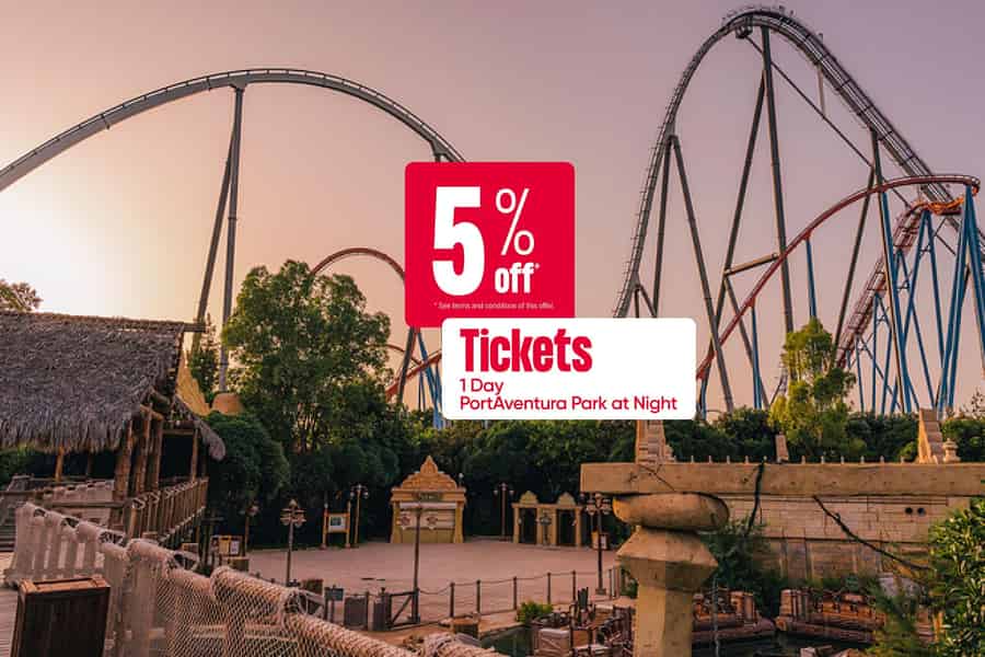 Nacht-Ticket für den PortAventura Park. Foto: GetYourGuide Nacht-Ticket für den PortAventura Park. Foto: GetYourGuide