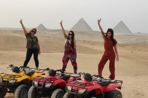 Le Caire : Aventure en Quad au coucher du soleil sur les PyramidesAventure des Pyramides au coucher du soleil