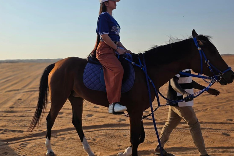 Muscat: Desert Safari, Quadbike, Horse Ride & Sunset Tour
