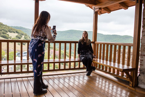 La visite des Meteora Highlights en anglais ou en espagnolVisite de groupe partagée en espagnol au départ de la station Kalabaka