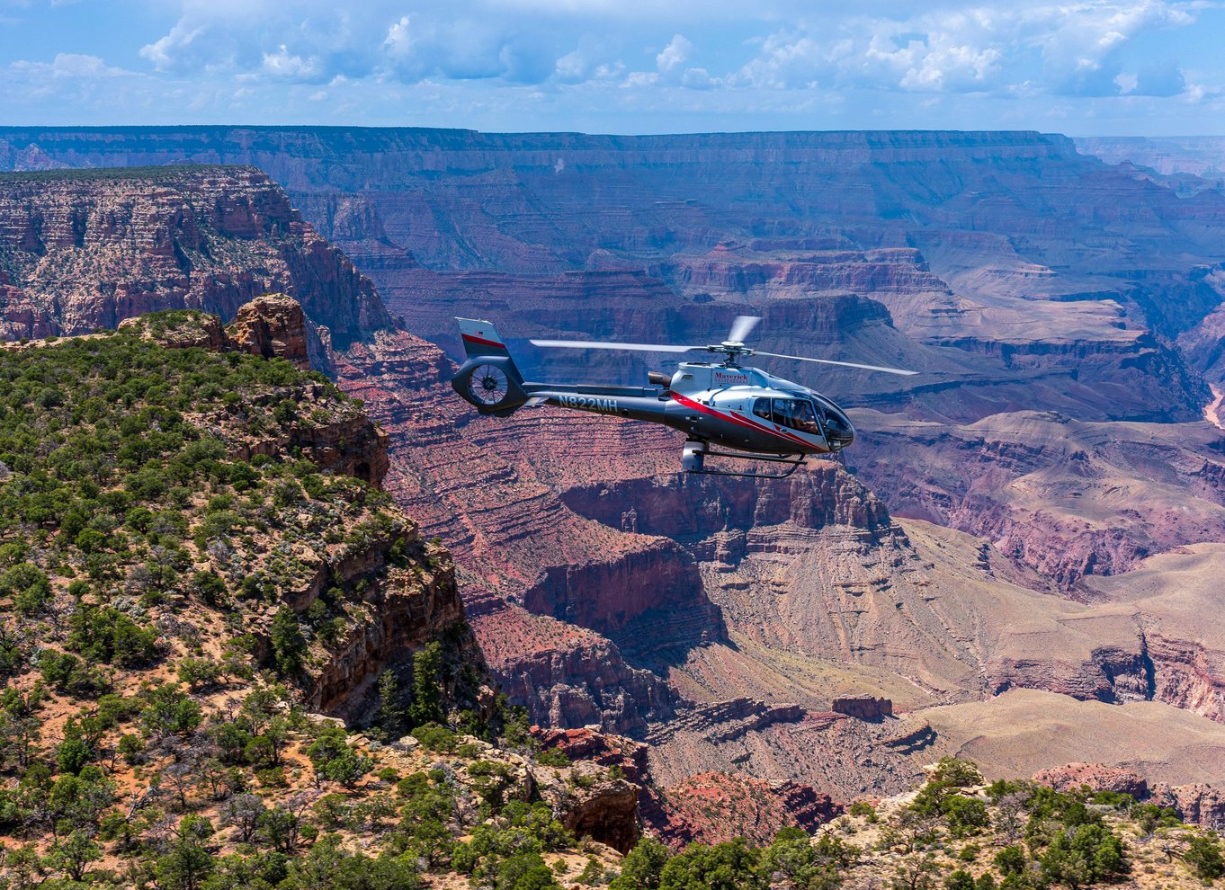 Grand Canyon National Park: Naturskøn helikoptertur til den sydlige kant