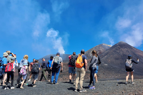 Catania: Guided Tour of Etna with Wine Tasting & Appetizers Guided excursion on Etna from Catania with wine tasting