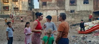 Slum Tour Dharavi-Small Group Marche par un local local local - Housity