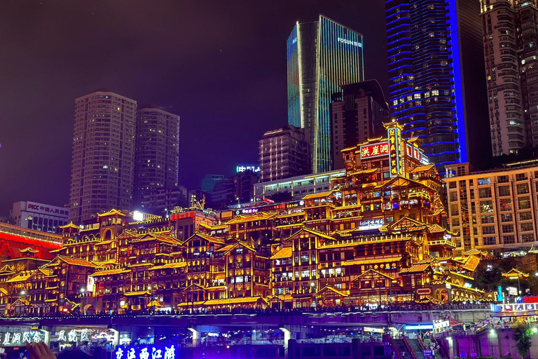 Chongqing: 50 minuters nattkryssning på Yangzte, uppdatering av VIP-klass