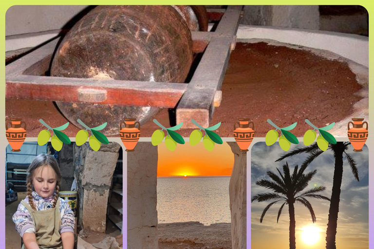 Authentic Djerba: Underground Oil Mill, Palm Grove, Pottery & Mosque