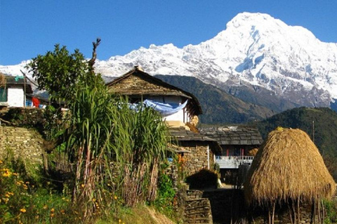 Katmandú: Senderismo de 6 días por Ghorepani, Poonhill y GhandrukTour privado de senderismo con comidas incluidas.