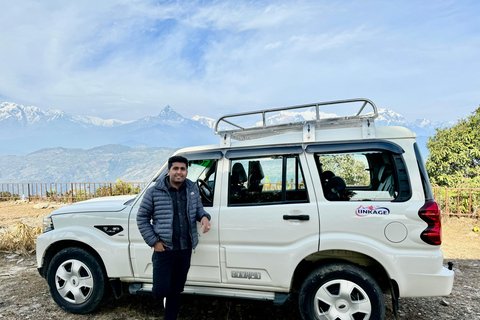 Aluguel de carro de dia inteiro com motorista em Pokhara