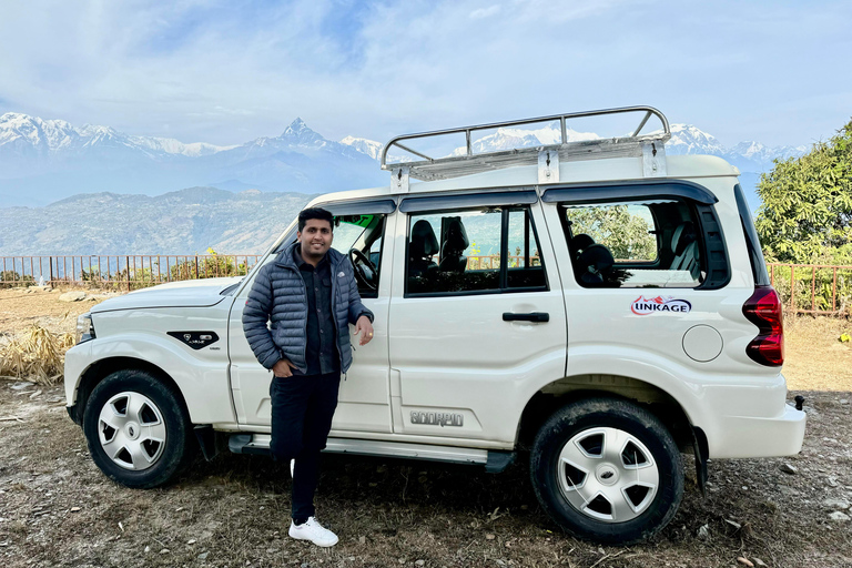 Aluguel de carro de dia inteiro com motorista em Pokhara