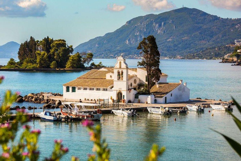 Corfou : Visite panoramique de l'île en van depuis le port de croisière