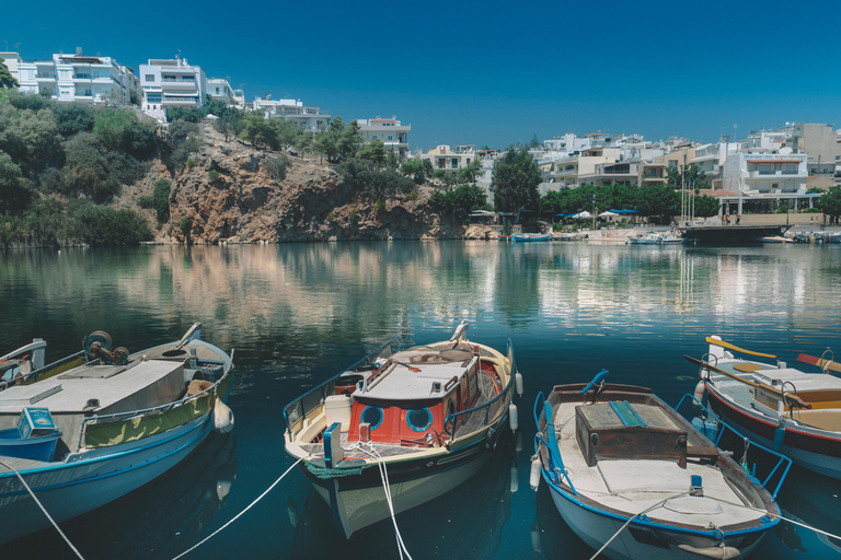 Desde Heraklion: tour privado de Agios Nikolaos y SpinalongaTour a bordo de una limusina de 3 asientos o un vehículo todoterreno