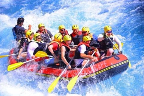 Antalya/Belek/Kemer/Side : Rafting, Quad/ Buggy y TirolinaExcursión combinada de rafting, quad, buggy y tirolina