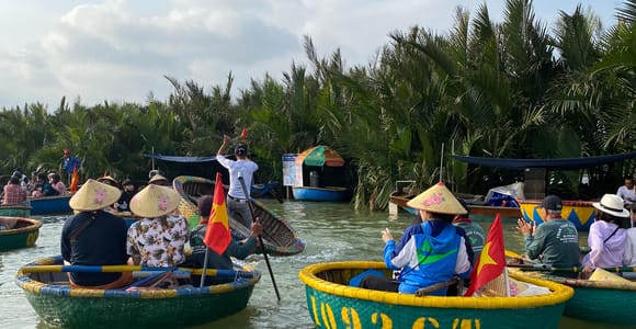 Exploring Hoi An Basket Boat Tour with Local People