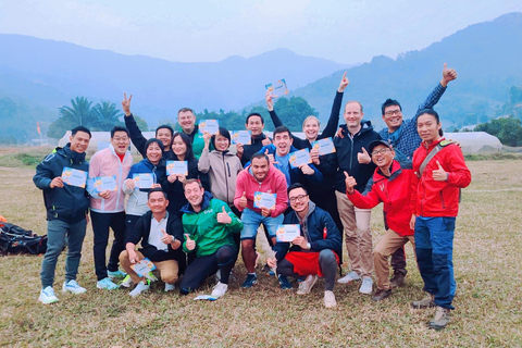 Hanoi Paragliding Tour - Roundtrip transfer from city Standard package – Round trip transfer from meeting point