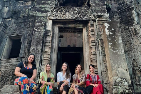 Siem Reap: Tur i liten grupp 1 dagstur på Angkor WatTur i liten grupp på franska