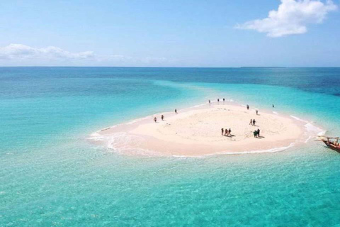 Depuis Jambian/Paje : Visite de l&#039;île-prison et du banc de sable de Nakupenda