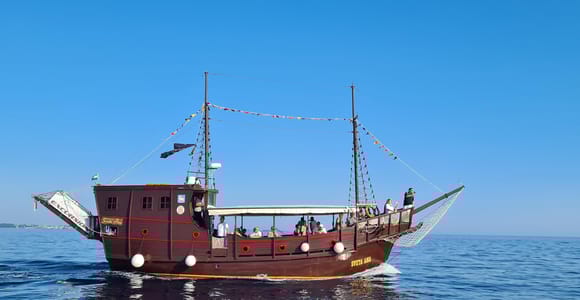 Vrsar: Bootstour durch den Lim-Fjord mit Schwimmen in der Nähe der Piratenhöhle