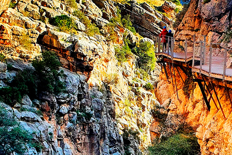 Málaga: Caminito del Rey Guidad tur med transport