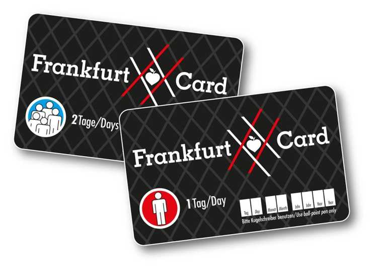 Frankfurt Card: откройте для себя Франкфурт по лучшей цене