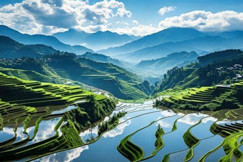 Guilin Longji Rice Terraces and Long Hair Village Tour coach