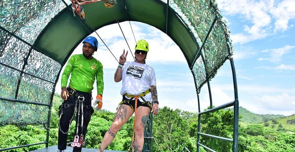 From Punta Cana: Zipline Adventure