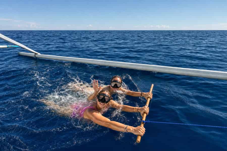 Bali: Delfinbeobachtung, Schwimmen & Schnorcheln in Lovina. Foto: GetYourGuide Bali: Delfinbeobachtung, Schwimmen & Schnorcheln in Lovina. Foto: GetYourGuide