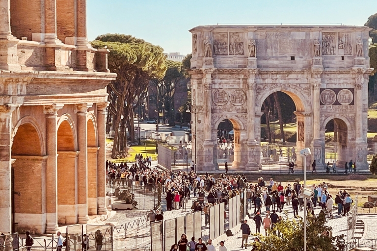 Rome : visite guidée du Colisée, du mont Palatin et du forum romainTournée allemande