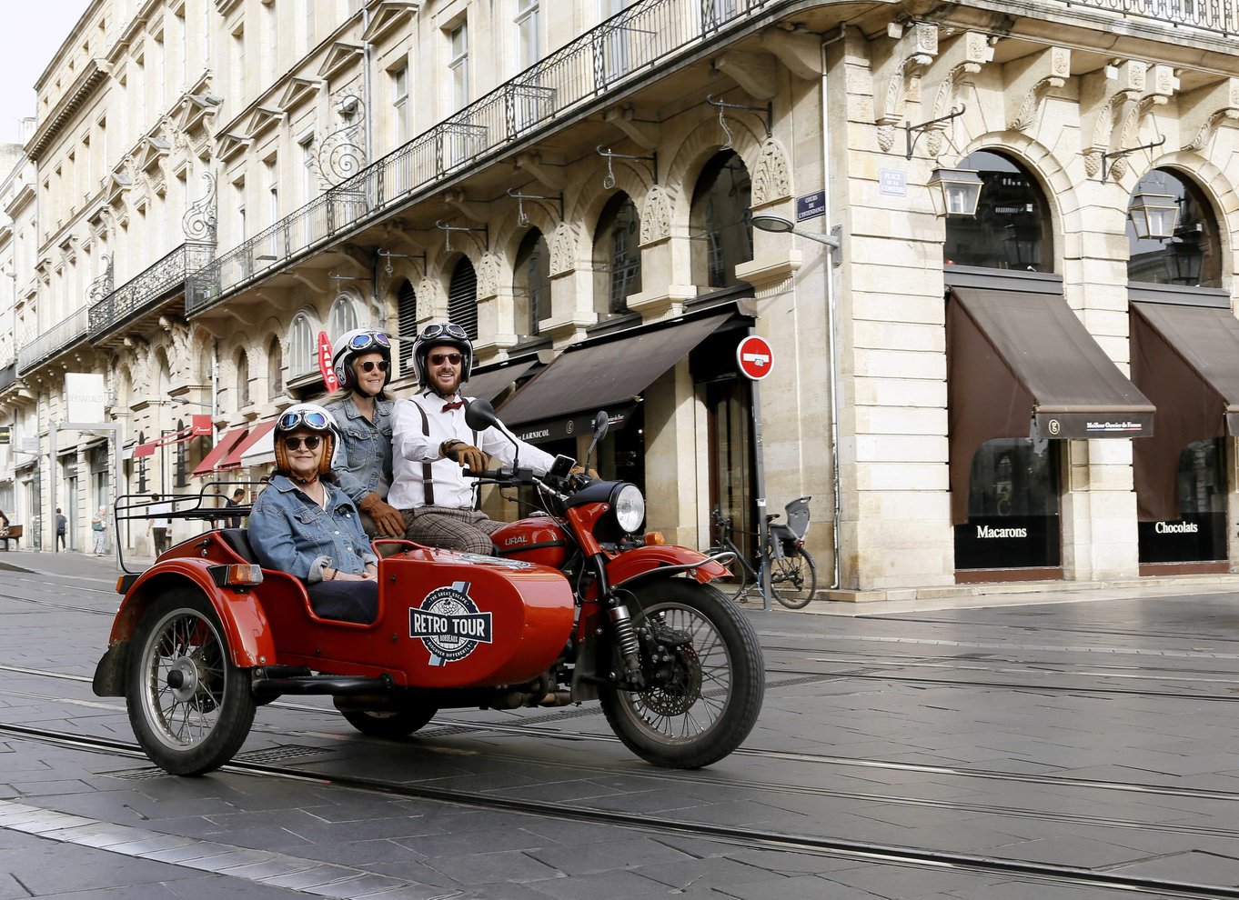 Bordeaux: Sightseeing i sidevogn