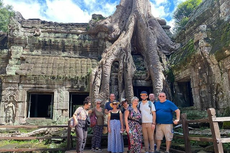 Siem Reap: Tour de 1 dia em Angkor com guia de turismo que fala francêsOpção 2: Tour em pequenos grupos