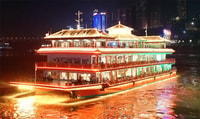 Chongqing, Illuminated Night Tour with Cruise or Hot Pot - Housity