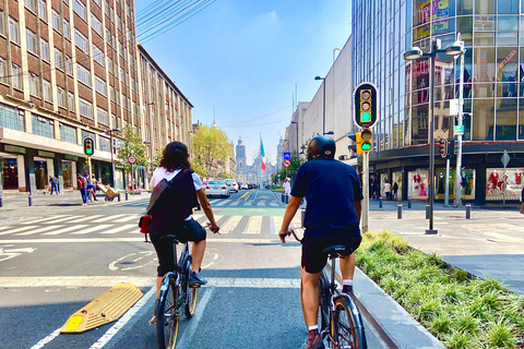 Mexico City: Roma and Condesa street food and biking tour