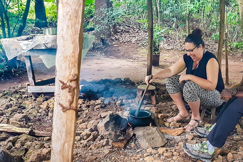 Marangu Village - Vattenfall, kultur och Chaga-kurva