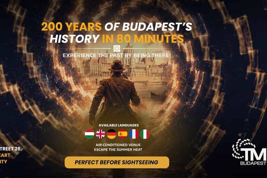 Budapest: Immersives historisches Erlebnis mit der Zeitreisemaschine. Foto: GetYourGuide