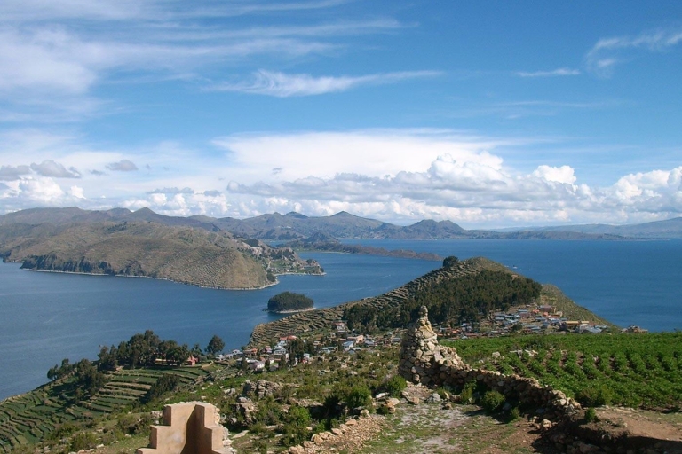 Katamaran auf dem Titicacasee und Besuch der Isla del Sol