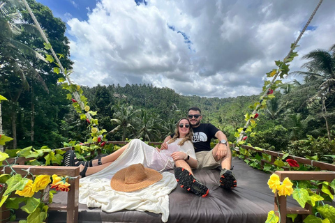 Monkey River, Ubud Market, Waterfall and Art Village Ubud Tour include Ticket