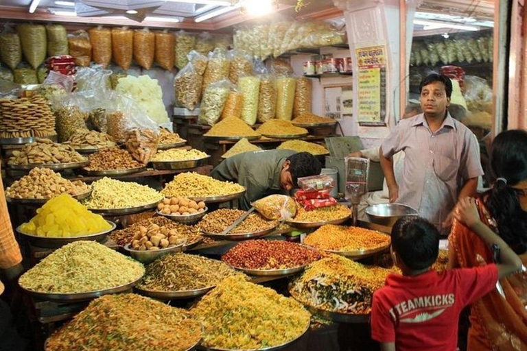 Jaipur : visite guidée à pied avec dégustation culinaireJaipur : visite guidée historique à pied avec dégustation culinaire