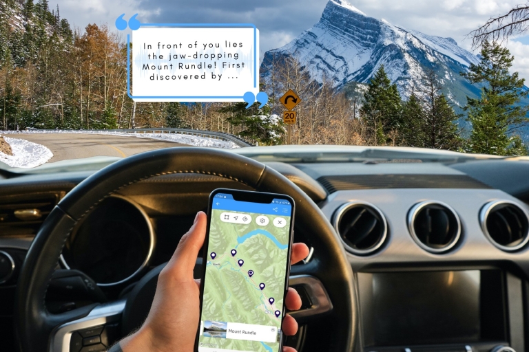 Calgary a Lake Louise: tour de conducción de audio autoguiado