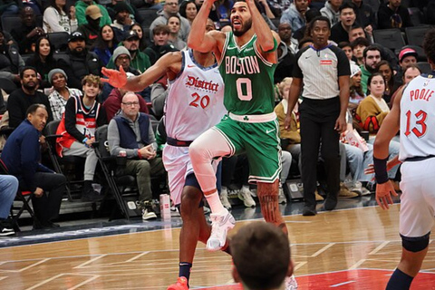 Boston: Boston Celtics Basketball Game Ticket at TD Garden Lower Baseline