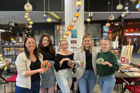 Fortitude Valley: Mosaic Lamp Making Workshop Moon Lamp