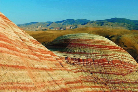 Rainbow Mountains, Pink Lake, & Beshbarmag Tour