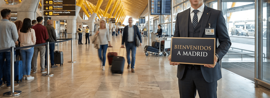 Madrid: trasferimento privato da/per l'aeroporto MAD