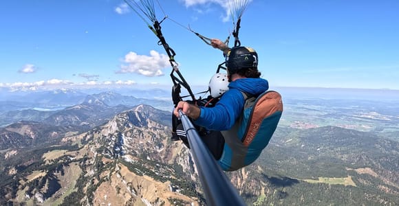 Lenggries: Tandem Paragliding Flight