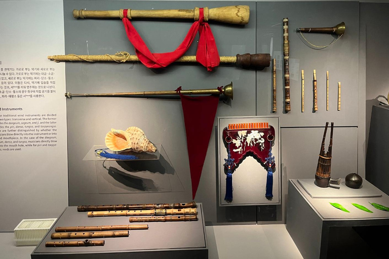 SEOUL : Gugak - Musée de la musique traditionnelle coréenne et visite guidée des concerts