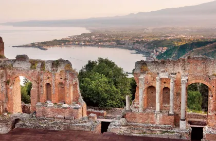 Von Cefalù: Tagestour zum Ätna und nach Taormina