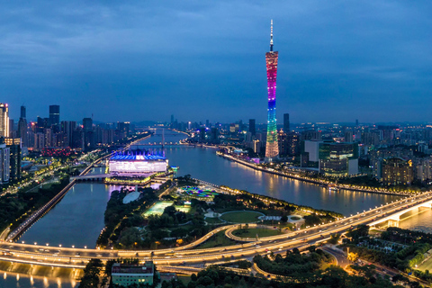 Guangzhou: Tour de la ciudad guiado de día completo con la montaña Baiyun